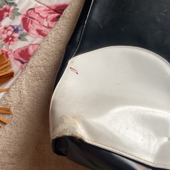 Rare vintage Mickey Mouse bag in black and white 12” x 15” - Picture 9 of 15